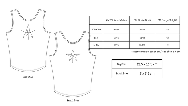 Cropped Star Tank Top