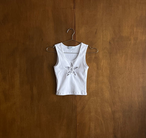 Cropped Star Tank Top