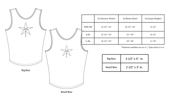 Cropped Star Tank Top